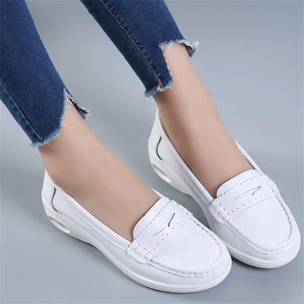 Travel Accessories Vietnam - Thick Sole Slipon White Trainers For