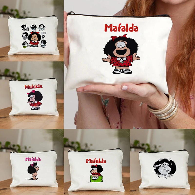 Travel Accessories Toiletry Bag - Mafalda Cute Anime Cosmetic Makeup Bag