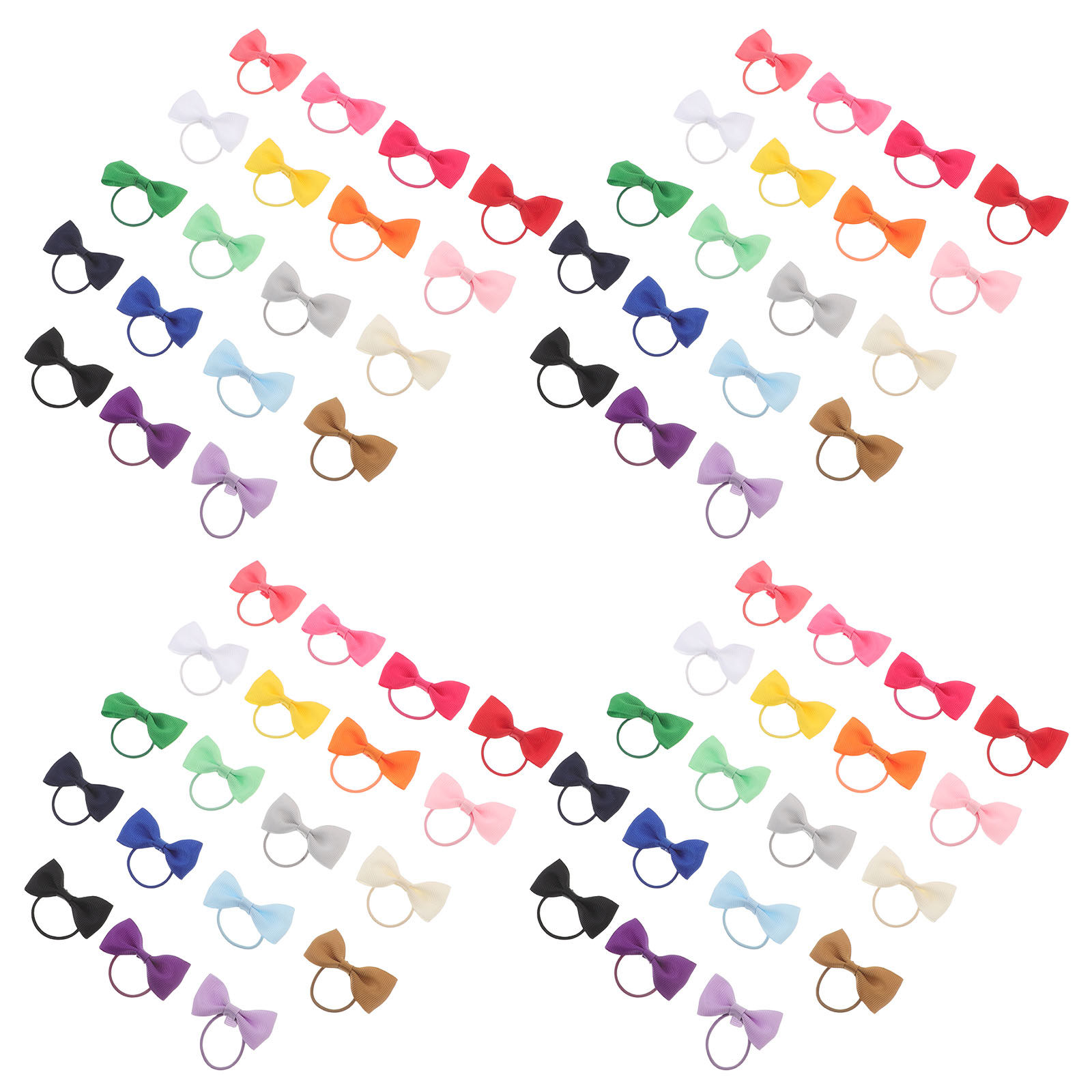 Travel Accessories Toddler - 80Pcs Bow Hair Ties for Baby