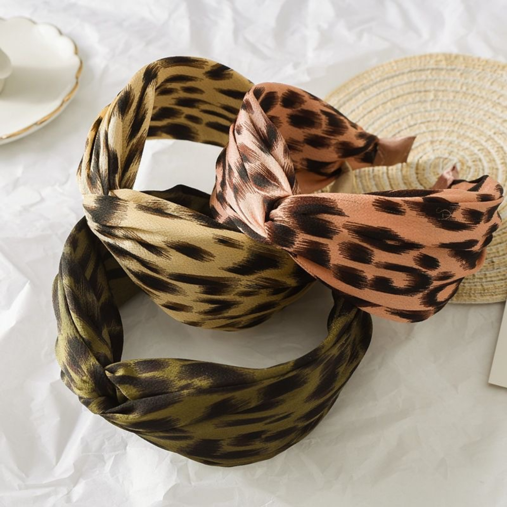Travel Accessories Wholesale - New Wide Edge Leopard Print Headband