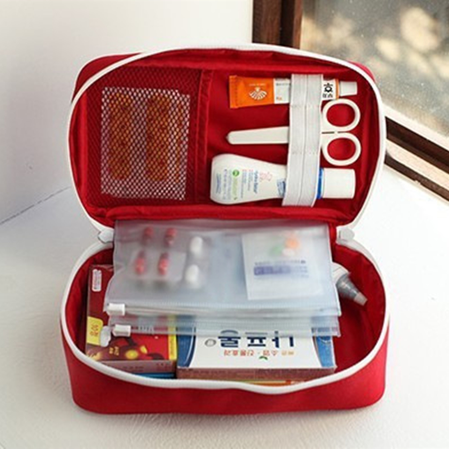 Travel Accessories Kit Bag - Health Medicine First Aid Kit Oxford