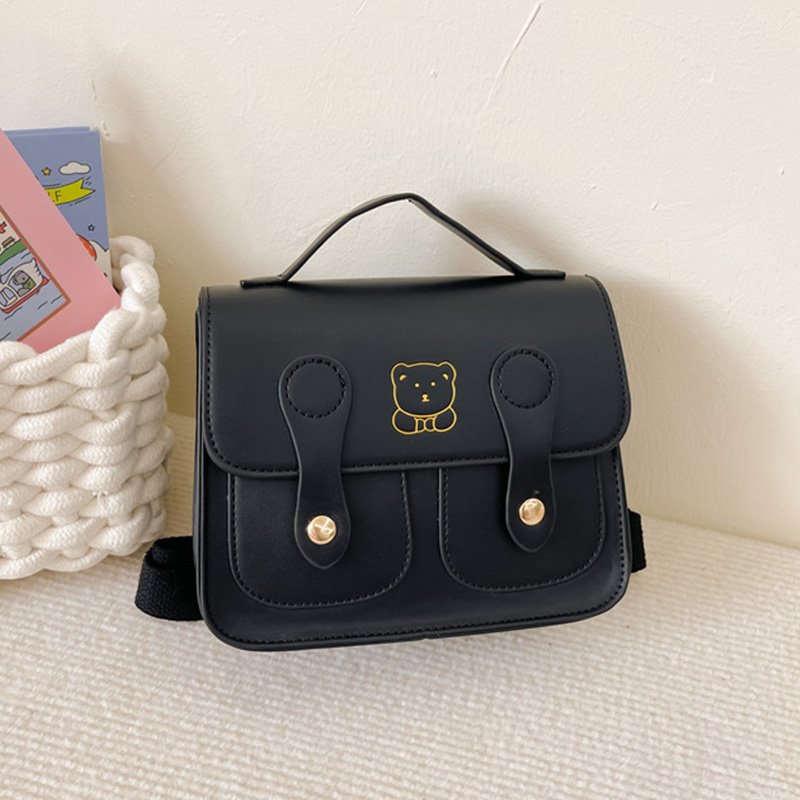 Travel Accessories For Kids - Bear Kids Backpack PU Leather Children