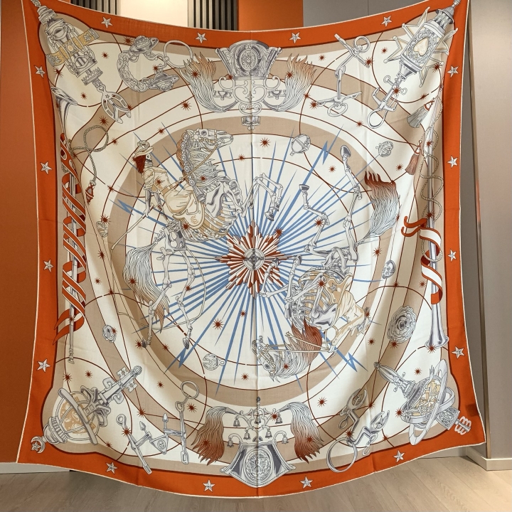 Travel Accessories Must Have - Luxury Brand Scarf Large Silk Shawls