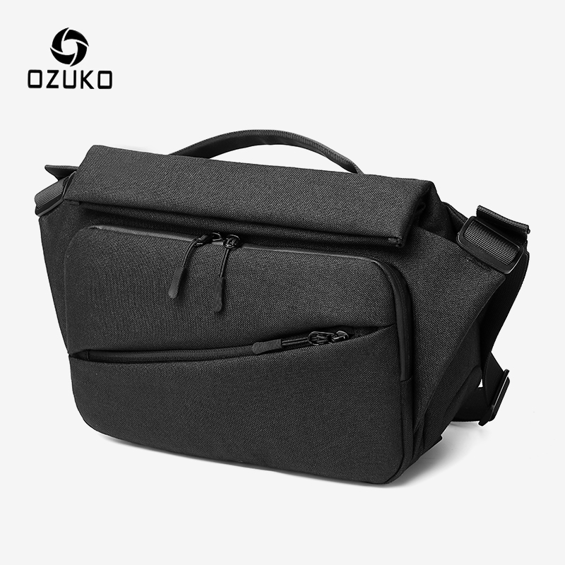 Travel Accessories For Men - OZUKO Men Crossbody Bags Male Messenger