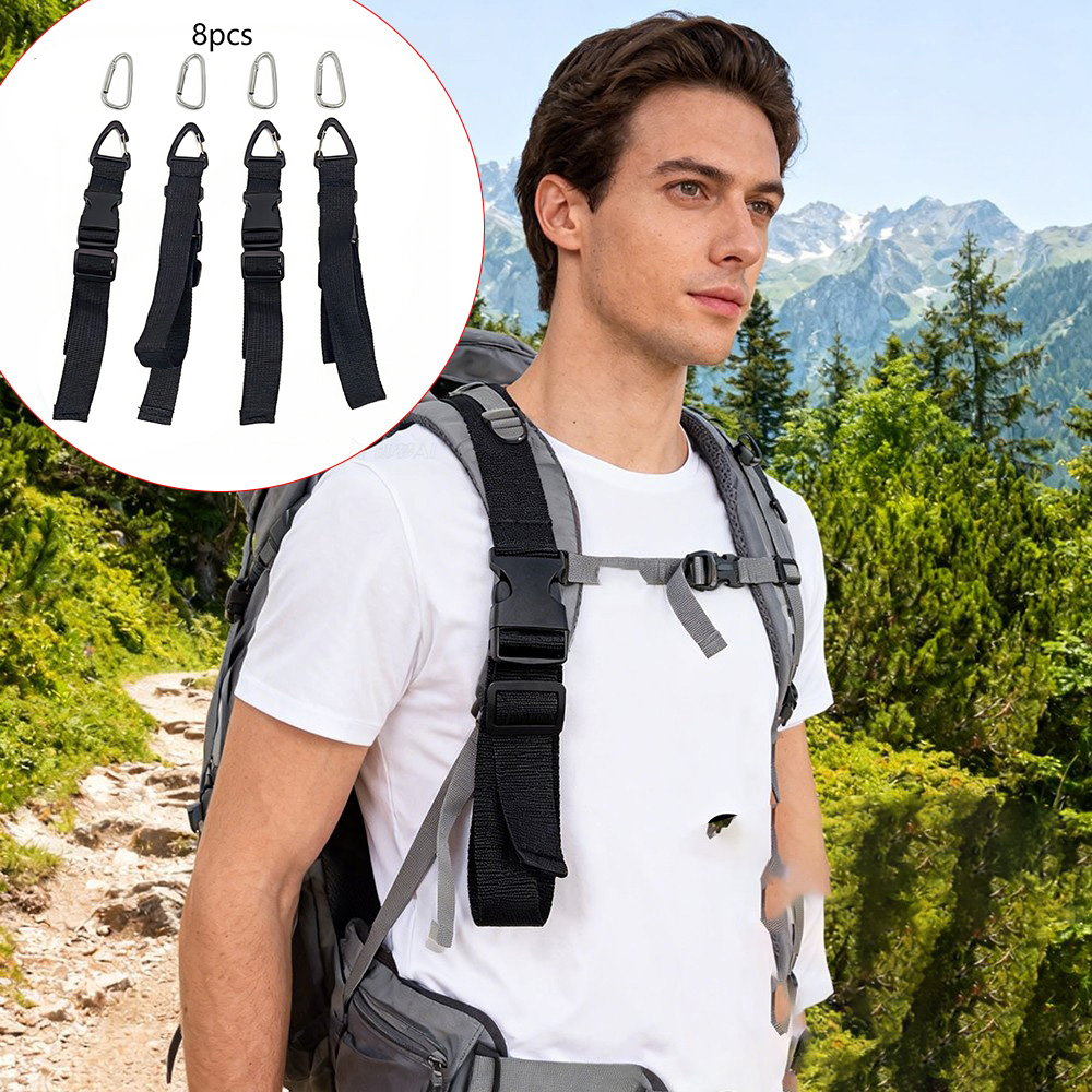 Travel Accessories Gift Set - 8-Piece External Bag Accessories Set, Includes