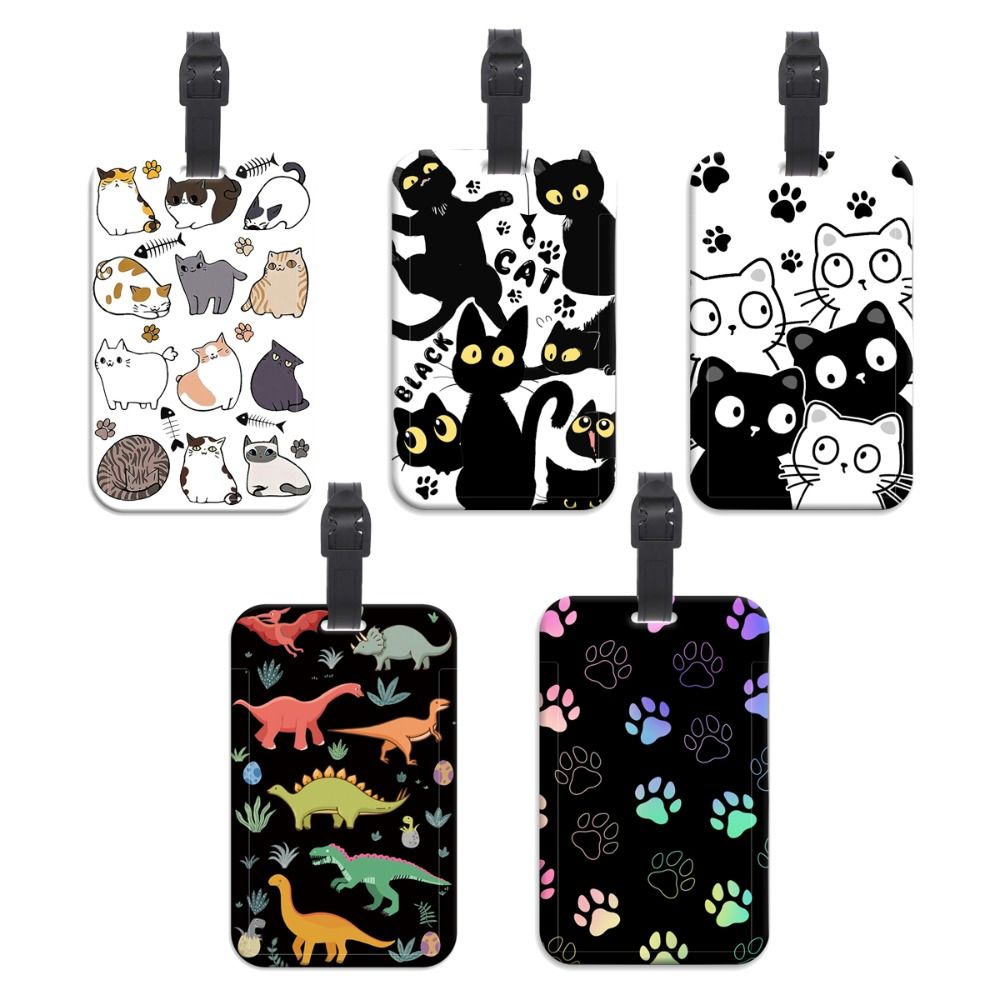 Travel Accessories Must Have - Anti-Lost Listing Plastics Baggage Tag Artistic