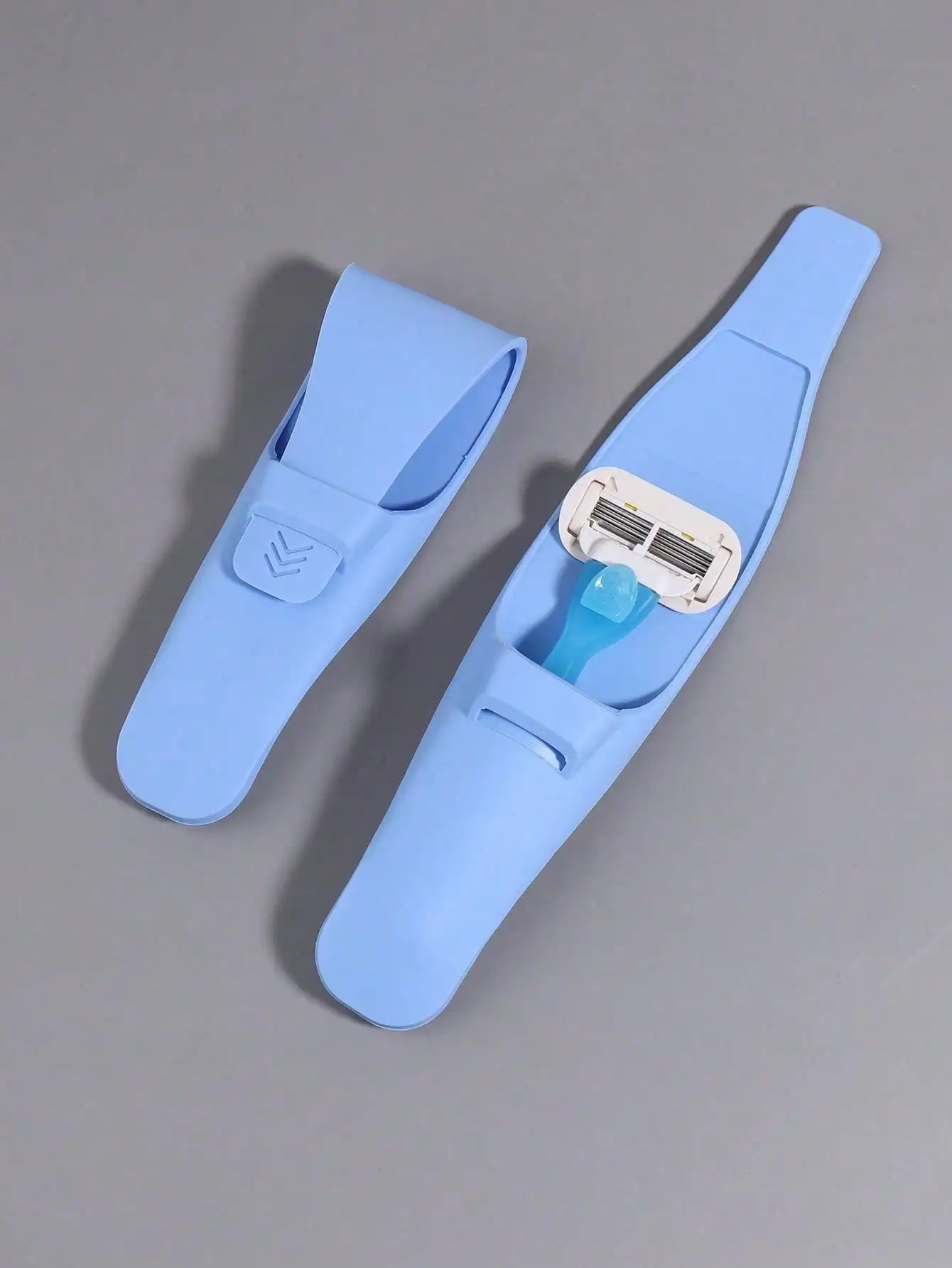 Travel Accessories As Gifts - 1pc High-Quality Silicone Shaver Storage Bag,