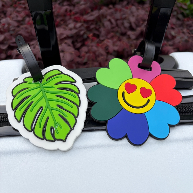 Travel Accessories For Kids - 1/2Pcs Flower and Green Leaf Luggage
