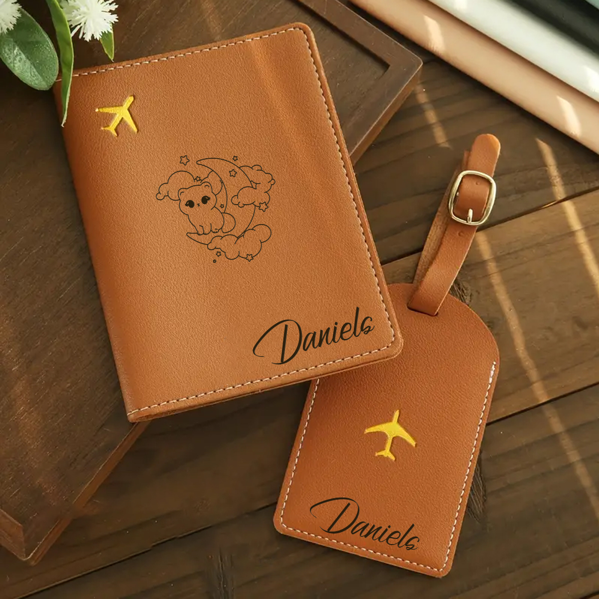 1pc Custom Name Passport Holde - đánh giá và giá Travel Accessories Gift Set