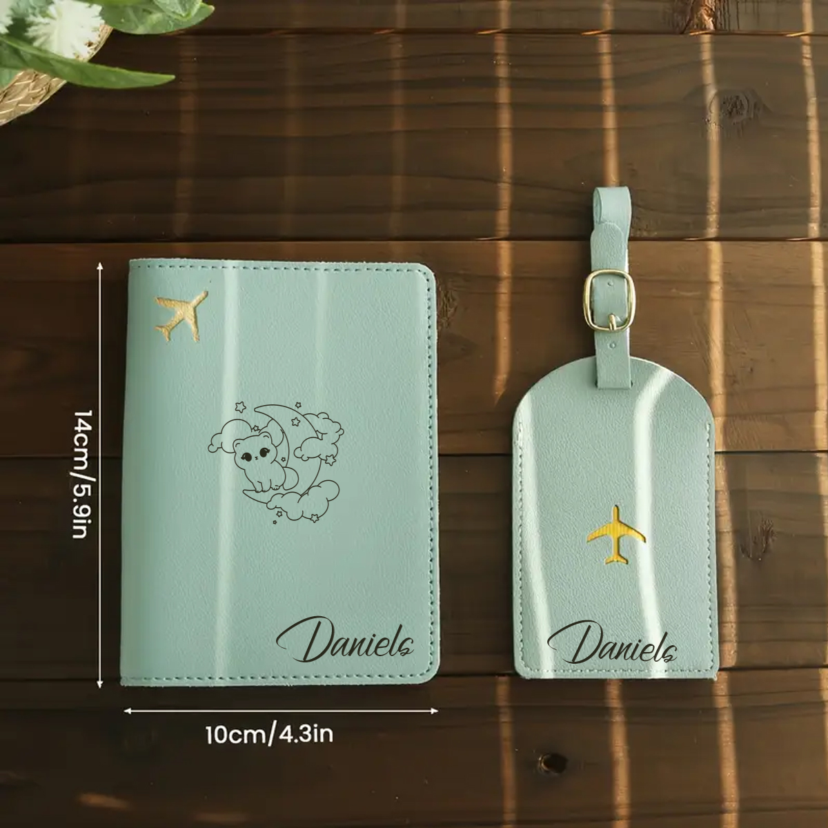 1pc Custom Name Passport Holde - đánh giá và giá Travel Accessories Gift Set