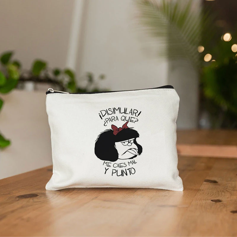 Mafalda Cute Anime Cosmetic Ma - đánh giá và giá Travel Accessories Toiletry Bag