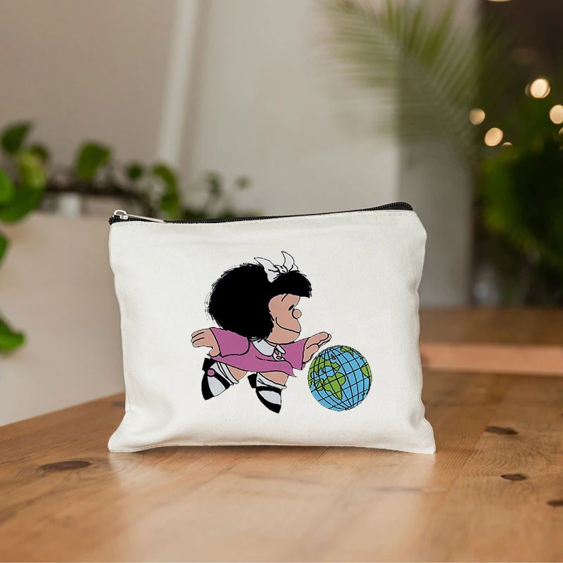 Mafalda Cute Anime Cosmetic Ma - đánh giá và giá Travel Accessories Toiletry Bag