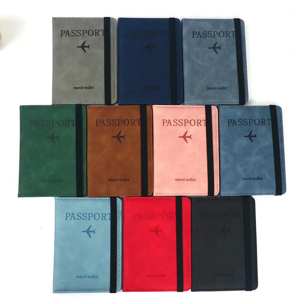 Customized name PU leather pas - đánh giá và giá Travel Accessories Gift Set