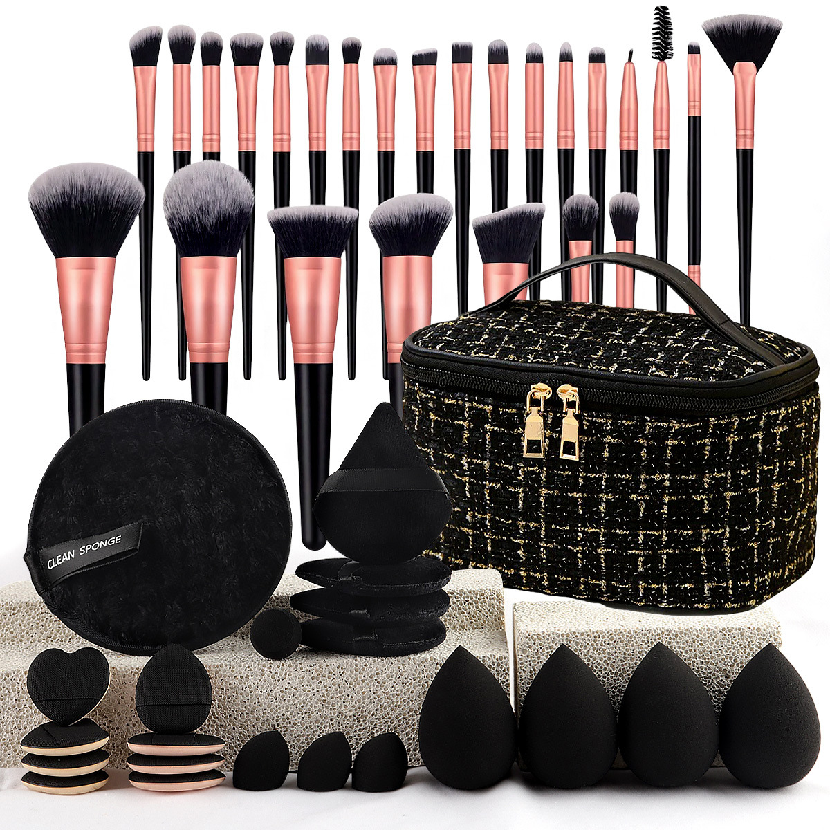 Makeup Brush Set Chic Fragranc - đánh giá và giá Travel Accessories Bag