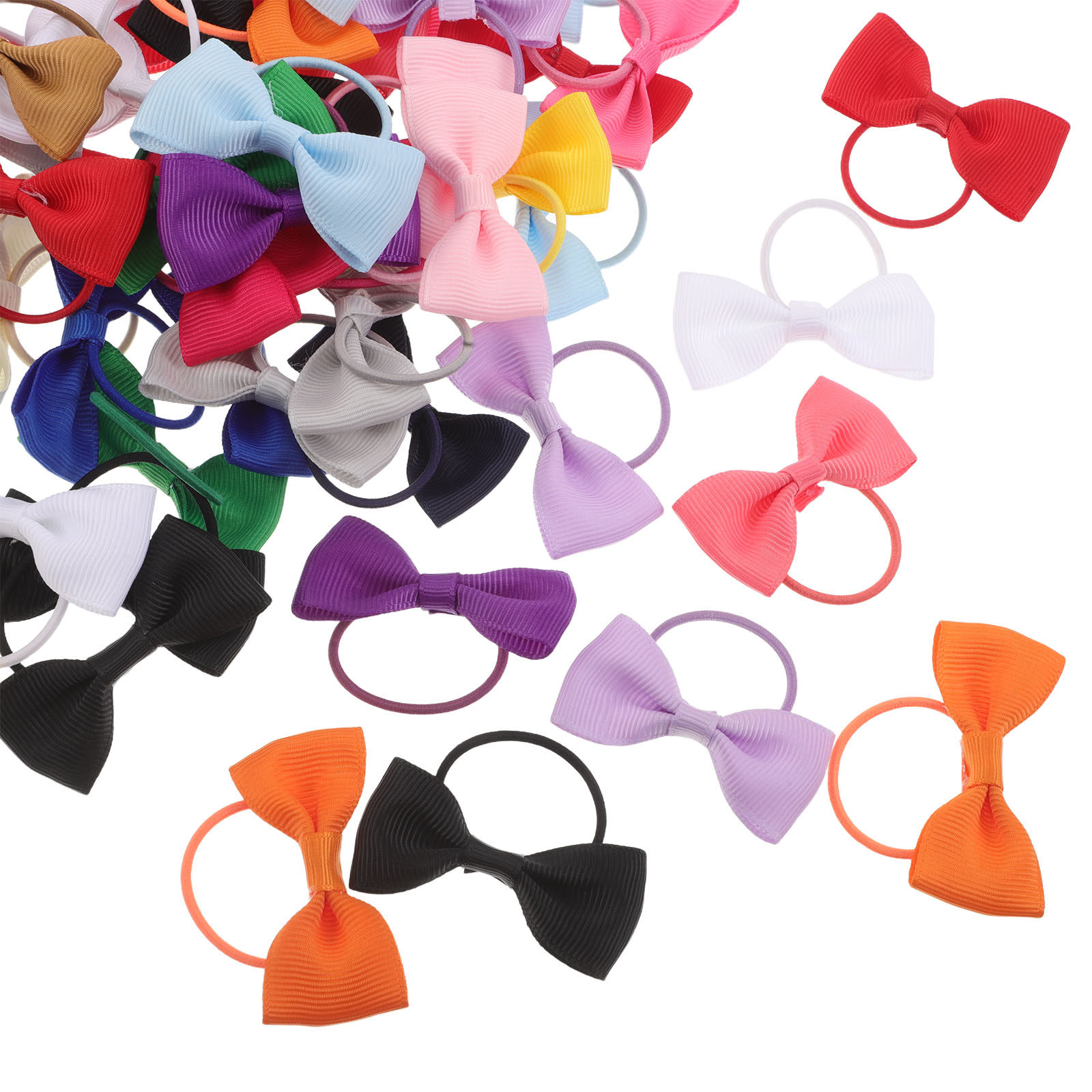 80Pcs Bow Hair Ties for Baby G - đánh giá và giá Travel Accessories Toddler