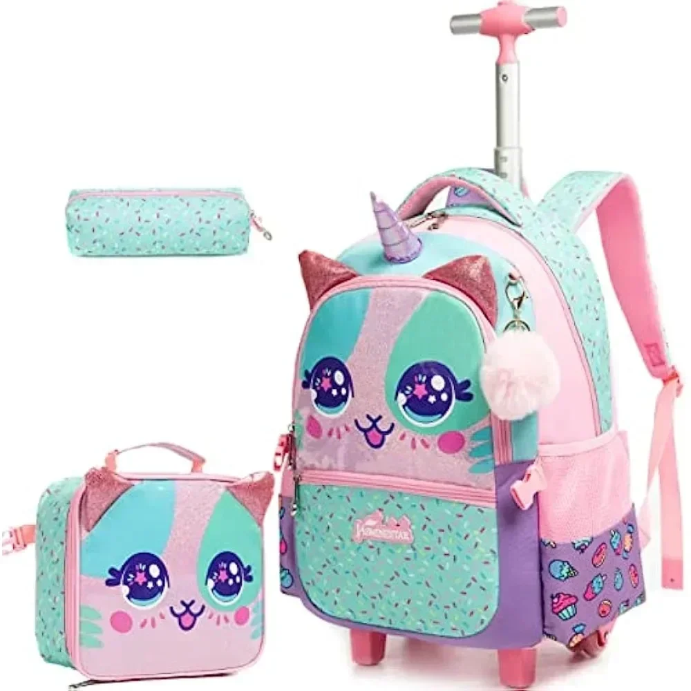 3PCS Cute Rolling Backpack for - đánh giá và giá Travel Accessories Toddler
