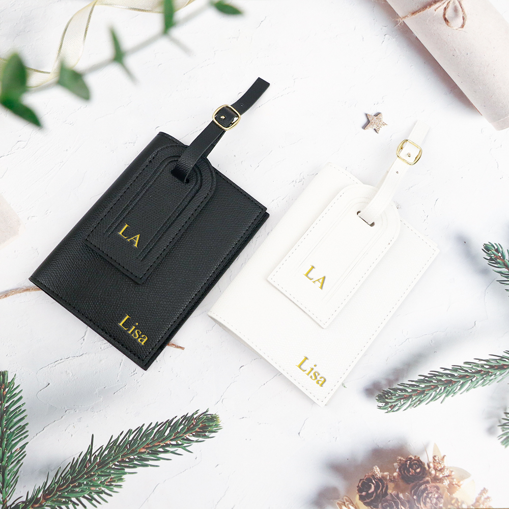 Customized letter pu leather a - đánh giá và giá Travel Accessories Gift Set