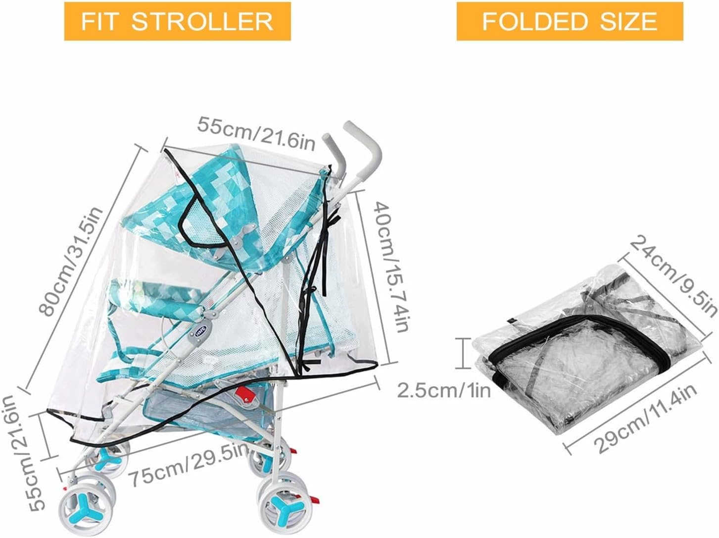 Baby Stroller Rain Cover, Univ - đánh giá và giá Travel Accessories With Baby