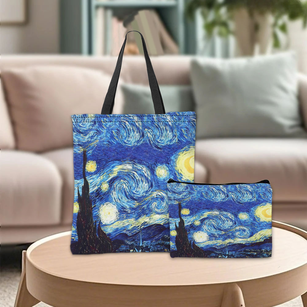 Van Gogh Series Tote Bag Cosme - đánh giá và giá Travel Accessories Bag