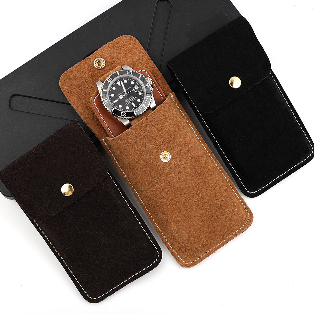 Suede Leather Watch Storage Ba - đánh giá và giá Travel.Accessories News