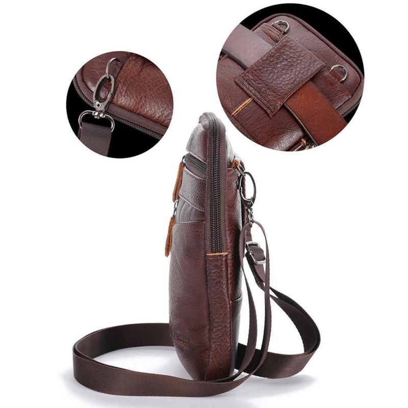 Men Genuine Leather Bag Vertic - đánh giá và giá Travel Accessories For Men