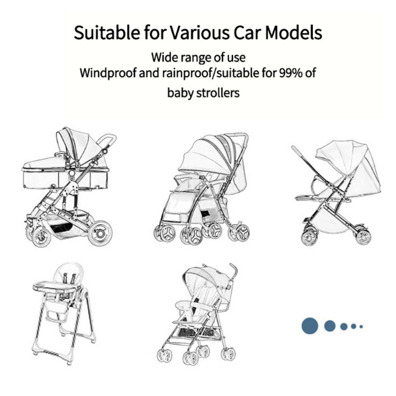 Universal Stroller Rain Cover  - đánh giá và giá Travel Accessories With Baby