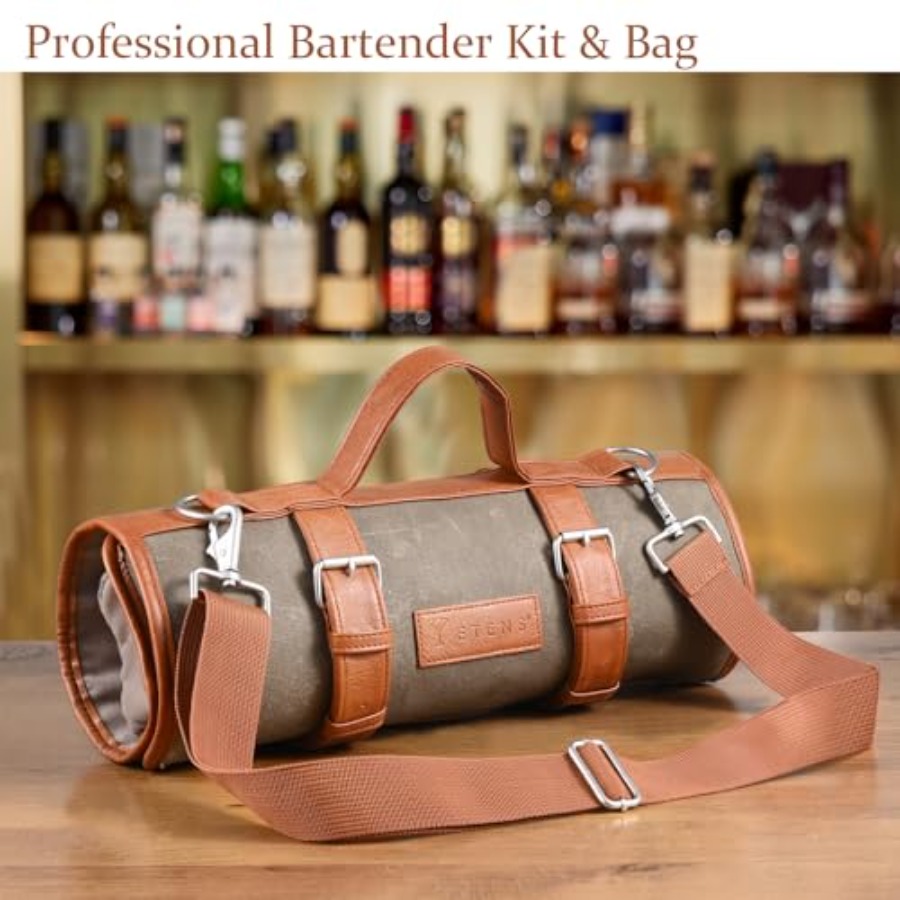 Travel Bartender Kit 22-Pc Bar - đánh giá và giá Travel Accessories Kit Bag