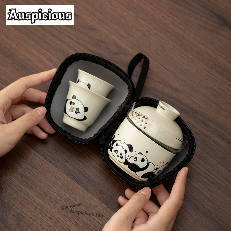 Cute Panda Outdoor Travel Tea  - đánh giá và giá Travel Accessories Kit Bag