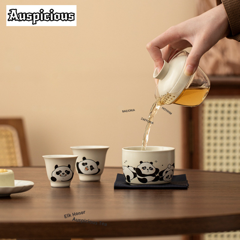Cute Panda Outdoor Travel Tea  - đánh giá và giá Travel Accessories Kit Bag
