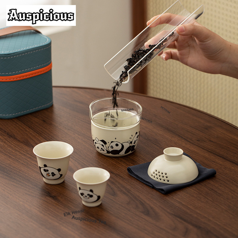 Cute Panda Outdoor Travel Tea  - đánh giá và giá Travel Accessories Kit Bag