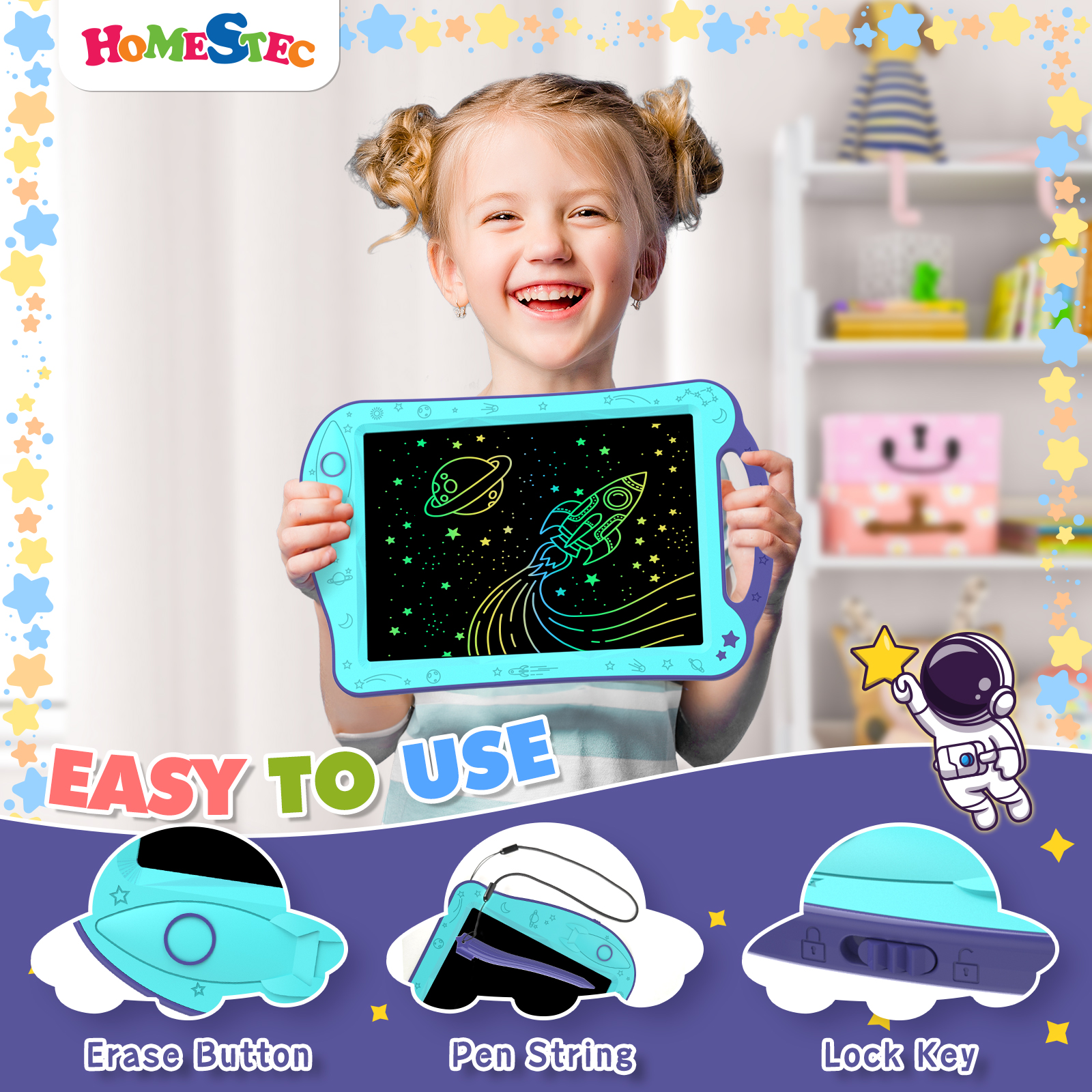 AstroDraw Colored Drawing Tabl - đánh giá và giá Travel Accessories Toddler