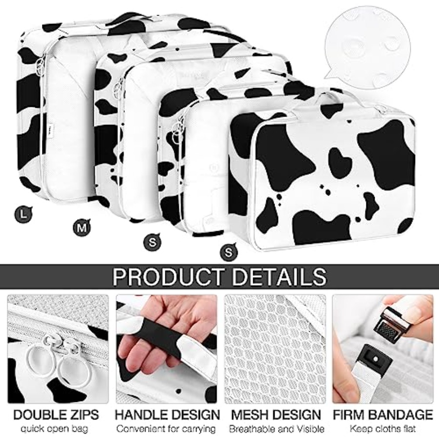 8 Set Packing Cubes for Travel - đánh giá và giá Travel Accessories Toiletry Bag