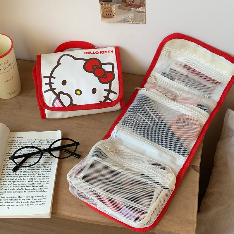 Hello Kitty Portable Large Cap - đánh giá và giá Travel Accessories Toiletry Bag