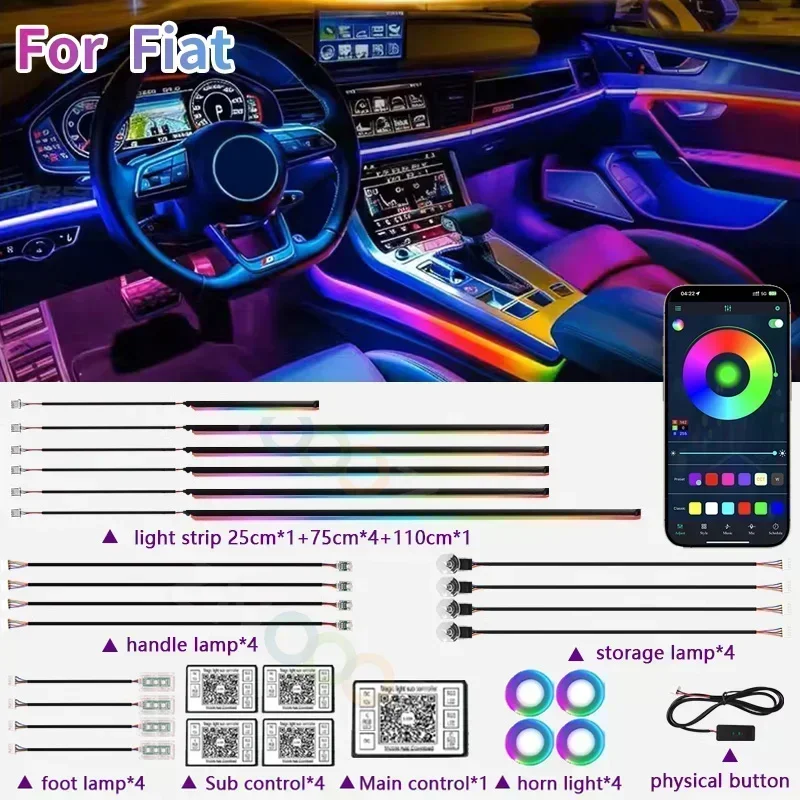 RGB 22in1 Car Interior Acrylic - đánh giá và giá Travel Accessories Argos