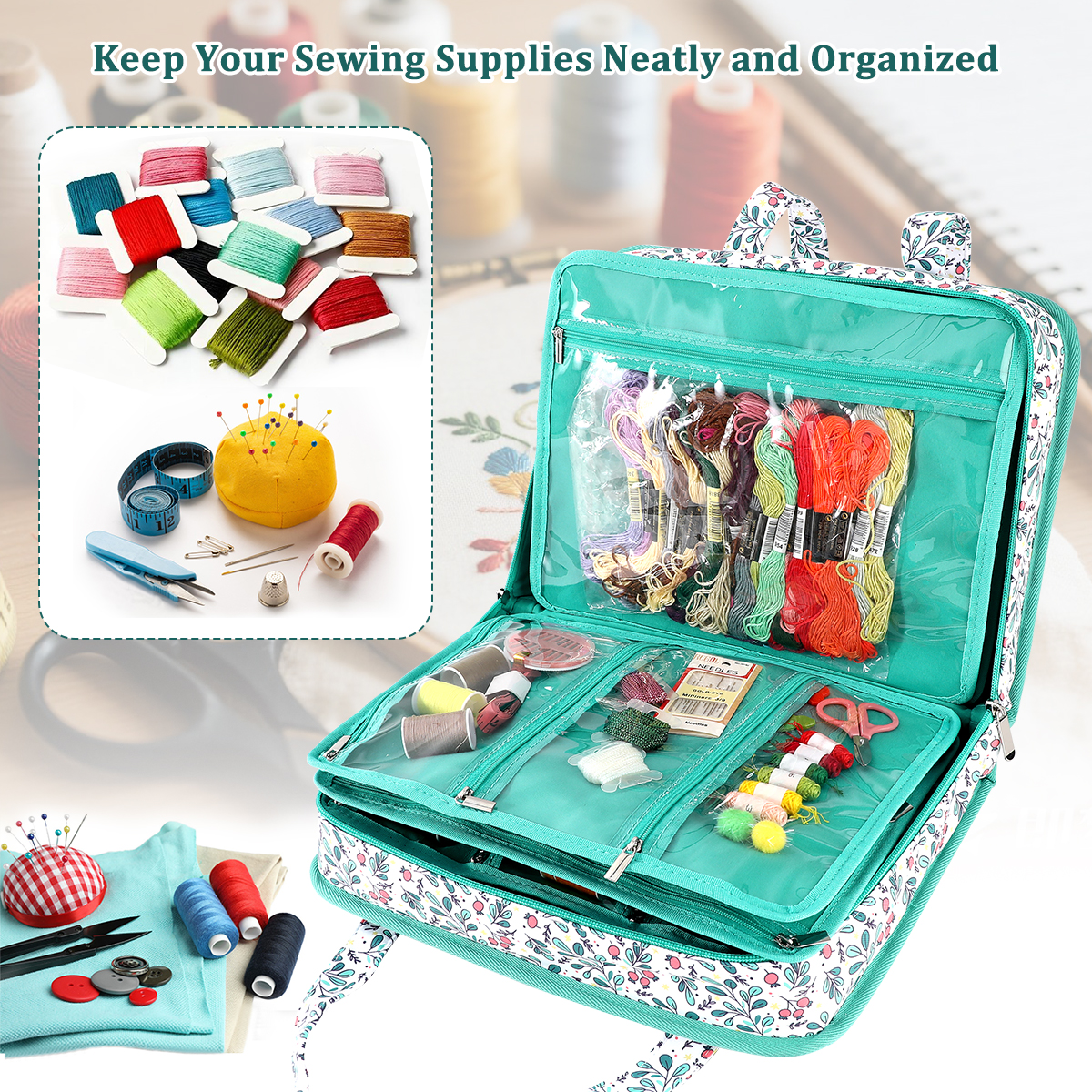 Embroidery Tools Kit Storage B - đánh giá và giá Travel Accessories Kit Bag