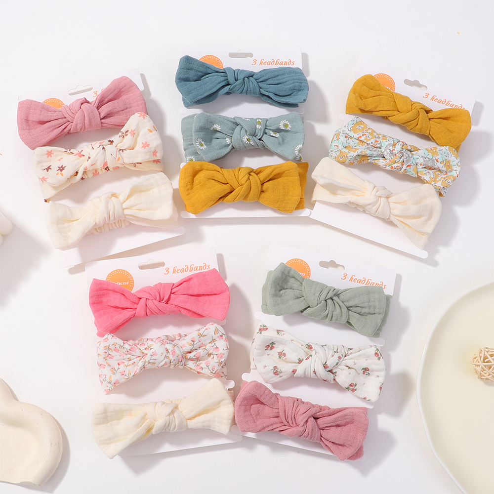 3Pcs/Set Soft Elastic Bows Hea - đánh giá và giá Travel Accessories Toddler