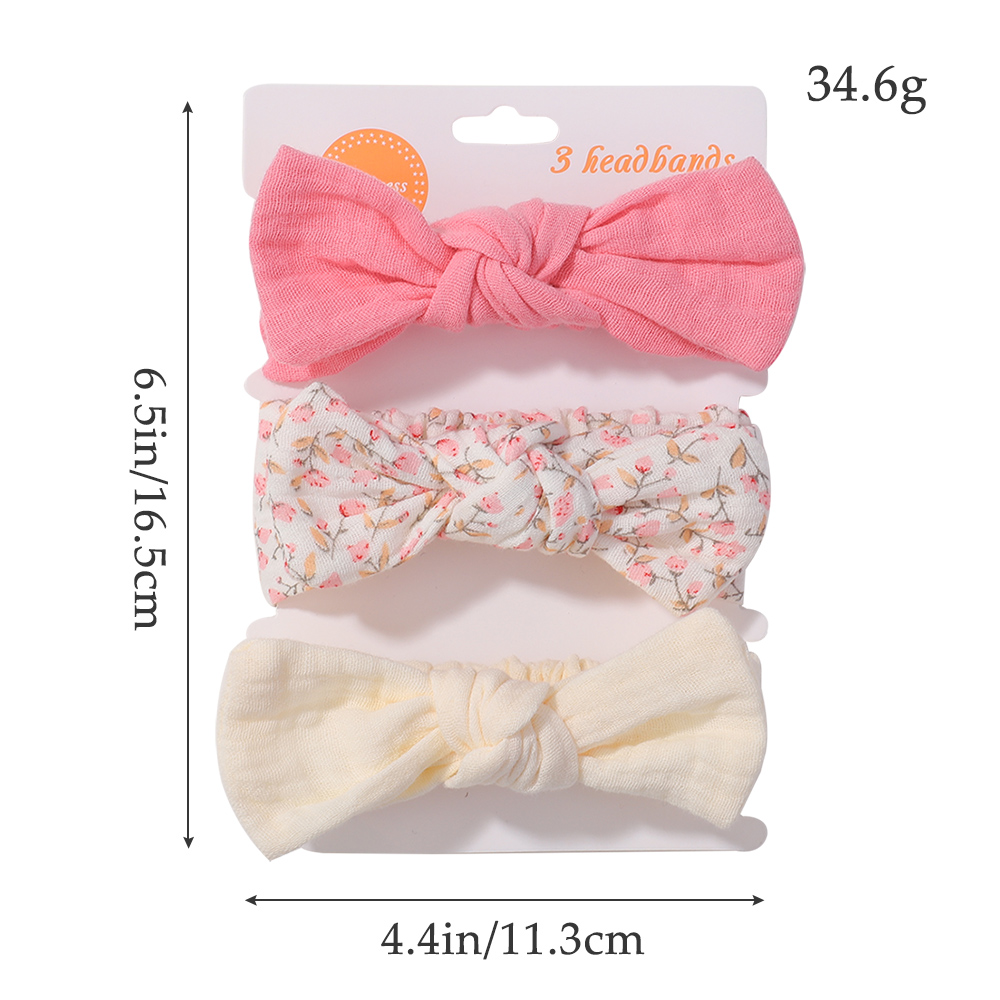 3Pcs/Set Soft Elastic Bows Hea - đánh giá và giá Travel Accessories Toddler