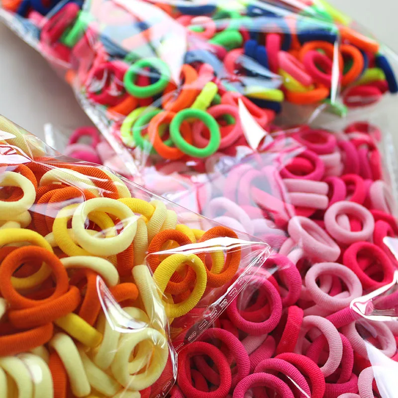 100/300/500Pcs Hair Bands for  - đánh giá và giá Travel Accessories For Kids