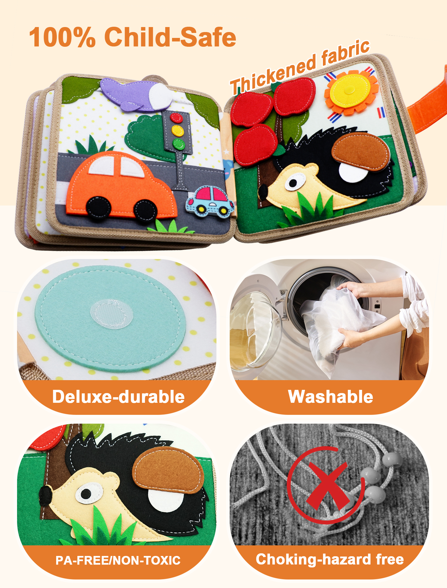 Montessori Busy Book for Toddl - đánh giá và giá Travel Accessories Toddler