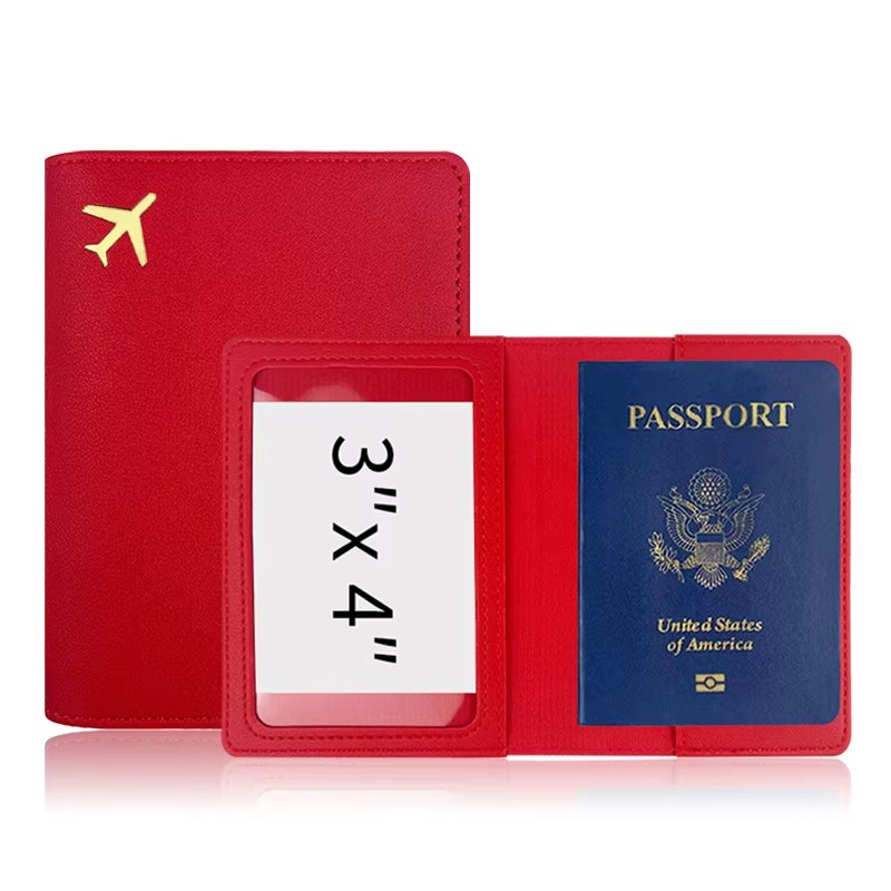 1Pc New PU Leather Passport Ho - đánh giá và giá Travel Accessories For Kids