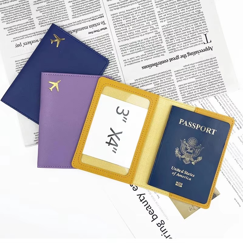 1Pc New PU Leather Passport Ho - đánh giá và giá Travel Accessories For Kids