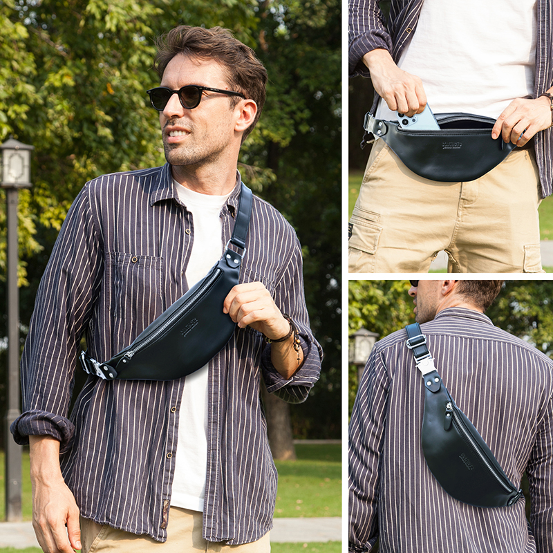 CONTACT'S Men Waist Packs Genu - đánh giá và giá Travel Accessories For Men