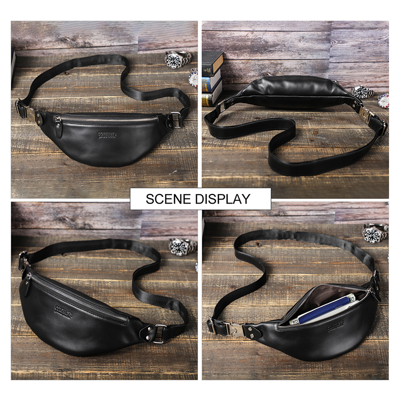 CONTACT'S Men Waist Packs Genu - đánh giá và giá Travel Accessories For Men