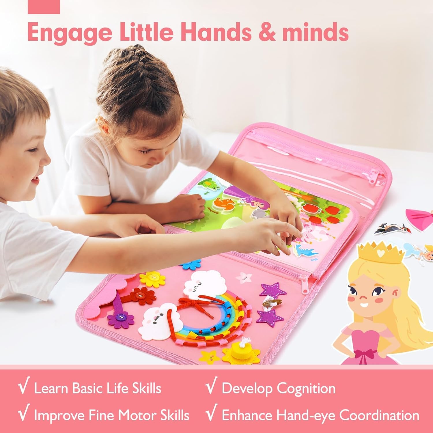 Toddler Busy Board Toys Montes - đánh giá và giá Travel Accessories Toddler