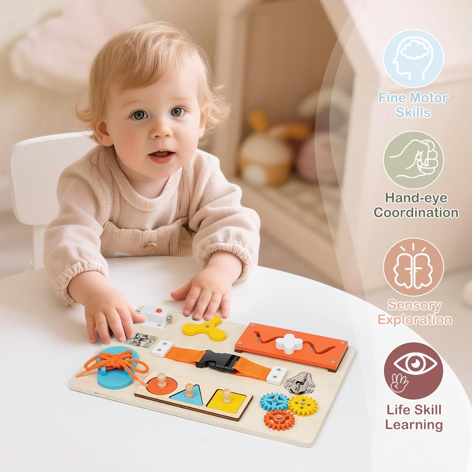 Montessori Busy Board for Todd - đánh giá và giá Travel Accessories Toddler