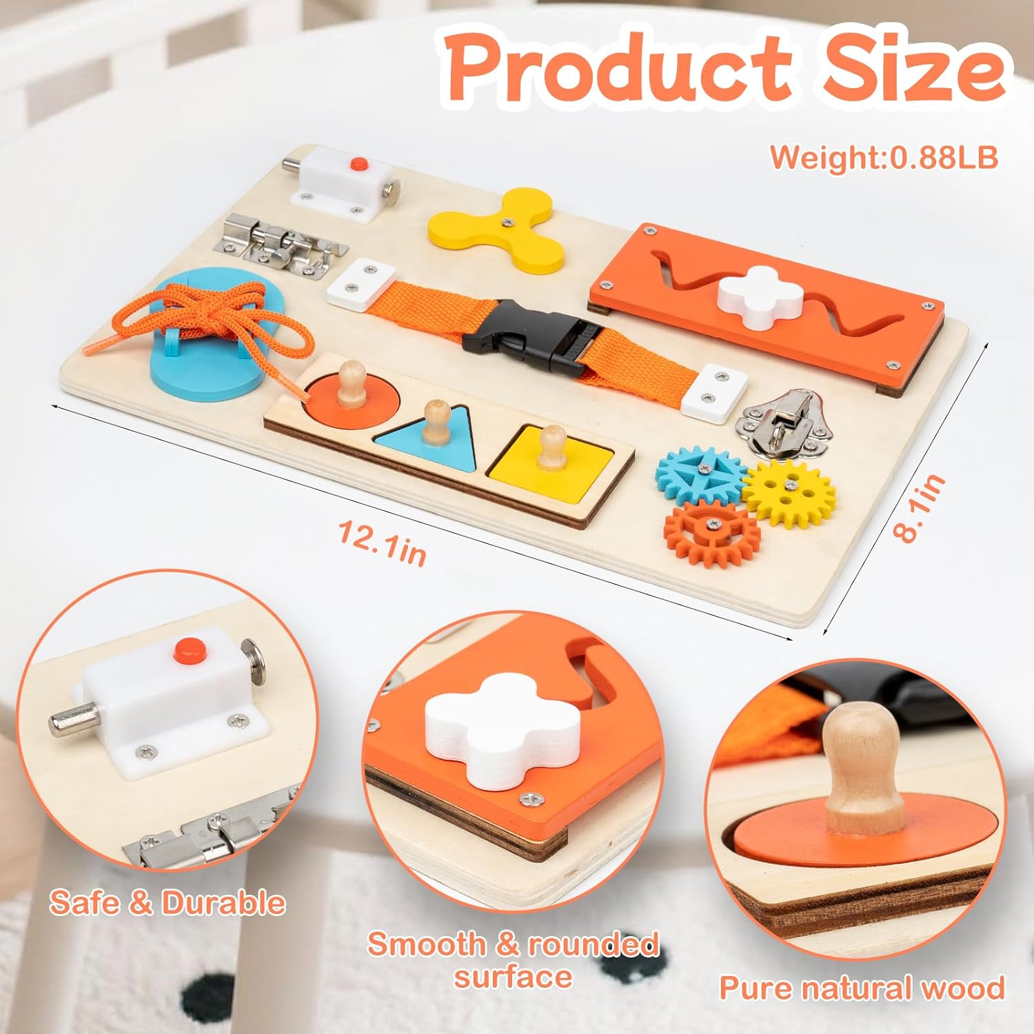 Montessori Busy Board for Todd - đánh giá và giá Travel Accessories Toddler