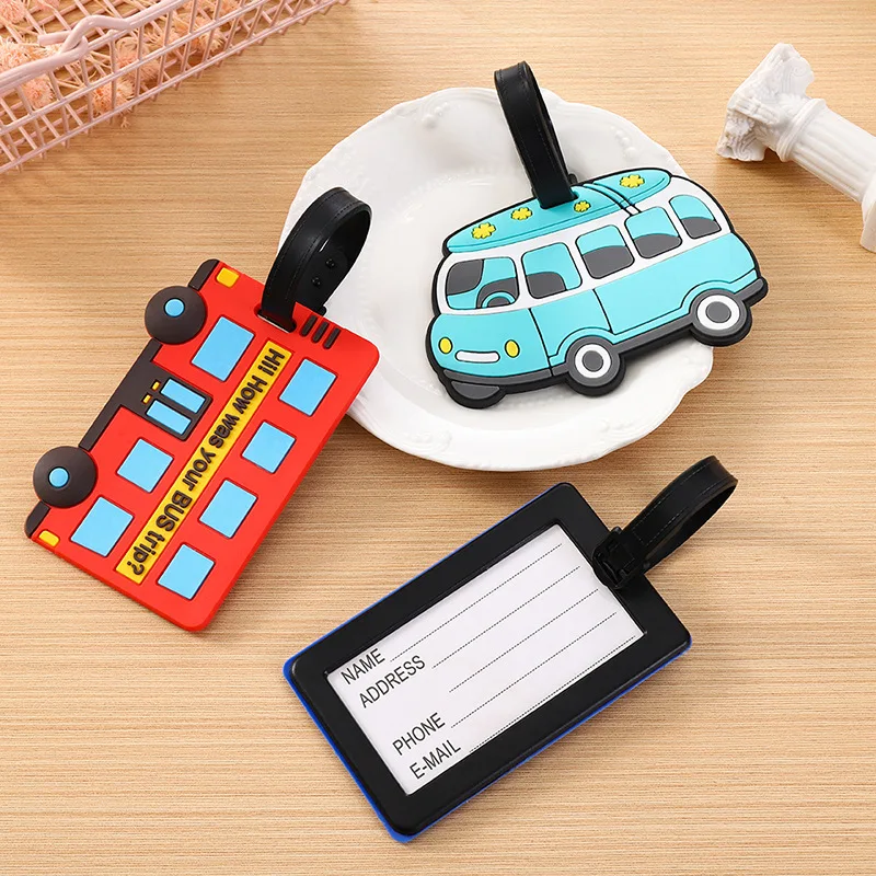 Cute Cartoon Cars PVC Silicone - đánh giá và giá Travel Accessories For Kids