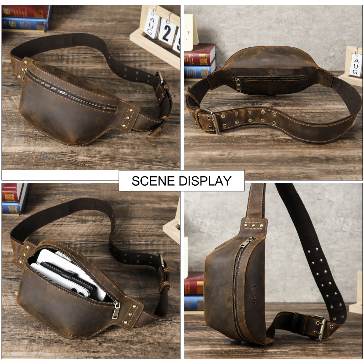 CONTACT'S Genuine Leather Wais - đánh giá và giá Travel Accessories For Men