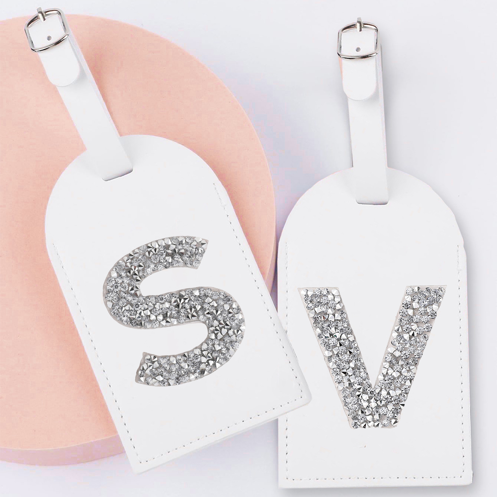 A-Z Rhinestone Monogram Leathe - đánh giá và giá Travel Accessories Must Have