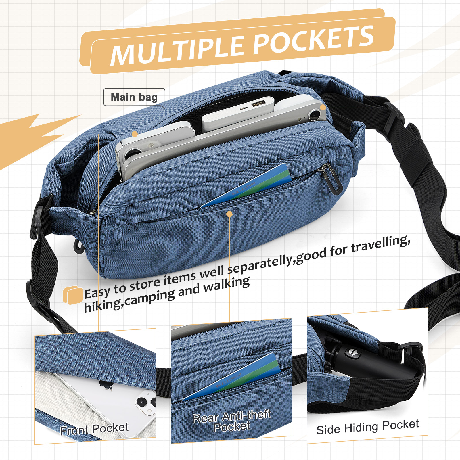 Fashionable Trendy Crossbody B - đánh giá và giá Travel Accessories For Men
